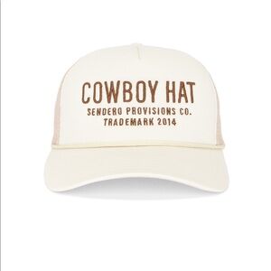 Cowboy hat trucker hat